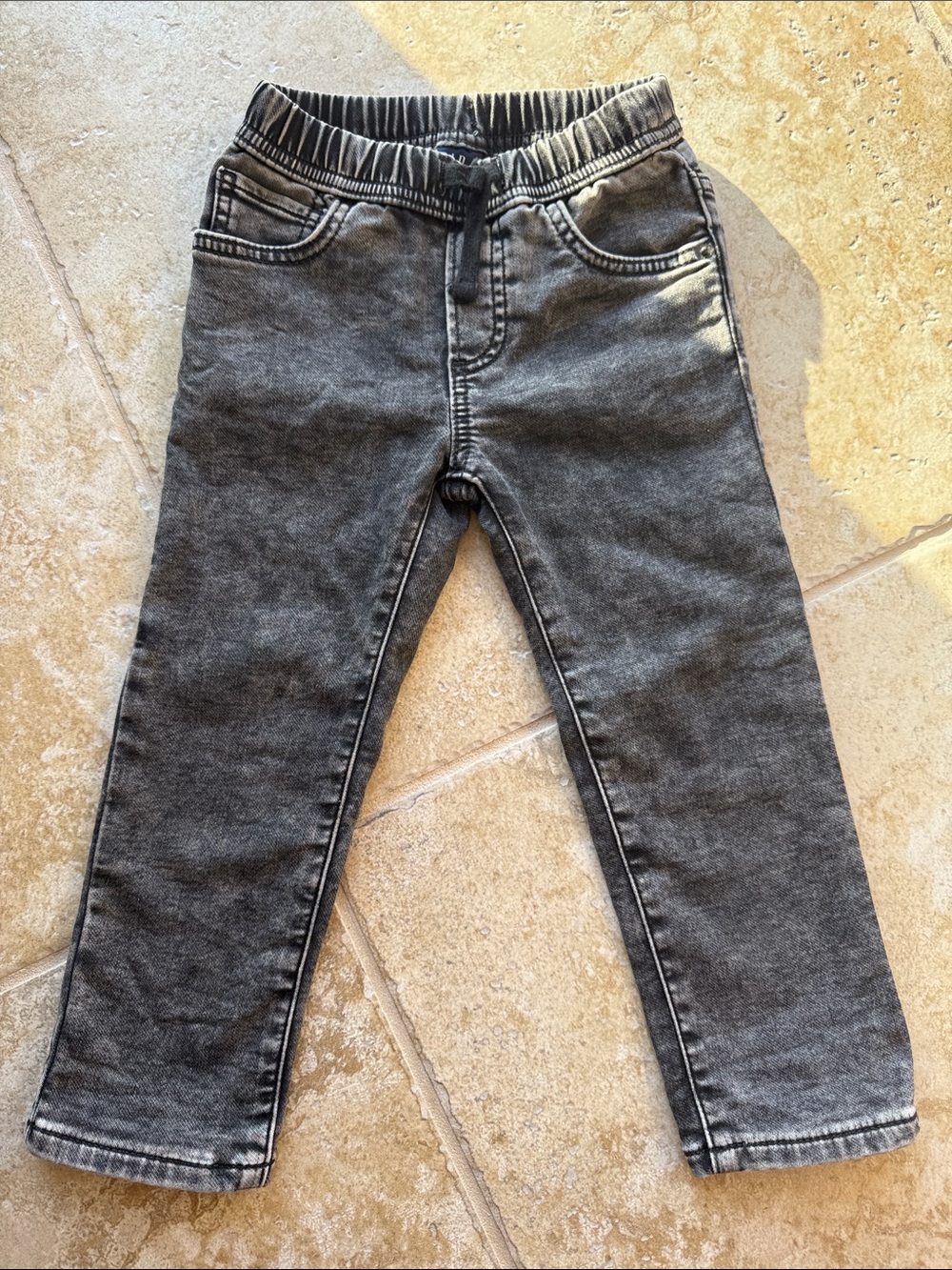 GAP Kids Dark Gray Stretch Denim Pants